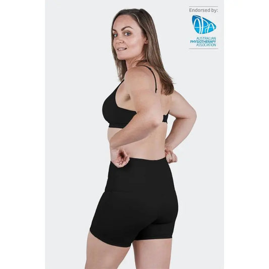 SRC Restore Prolapse Continence Support Mini Shorts in Black