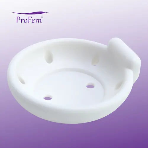Dish Pessary with support made from silicone