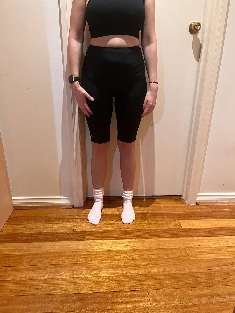 Compression Short for Prolapse support in black long
