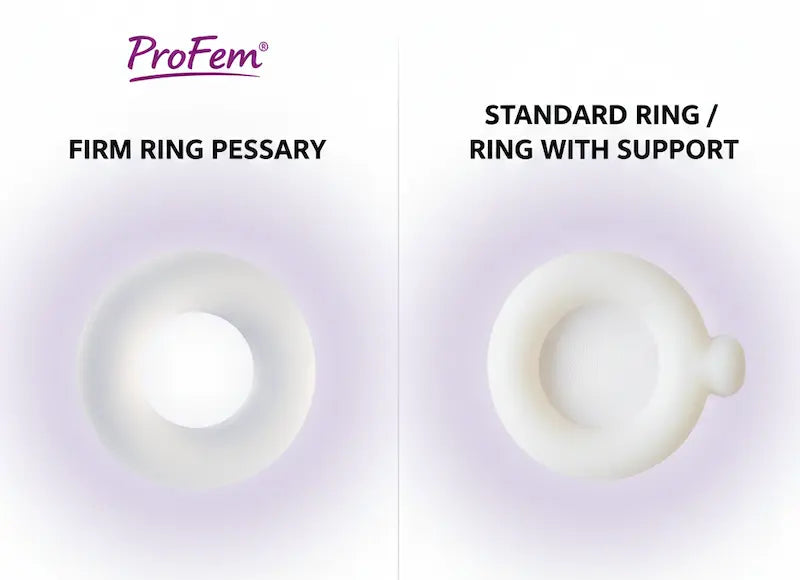 Load video: Firm Ring Pessary and Standard Ring / Ring with Support