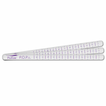 Popq ruler for measuring Pessary size clinician